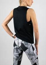 Original Logo tank in black from Susimust SS19 collection - side back view